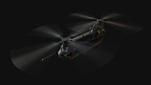 MH-47E Chinook 3D model