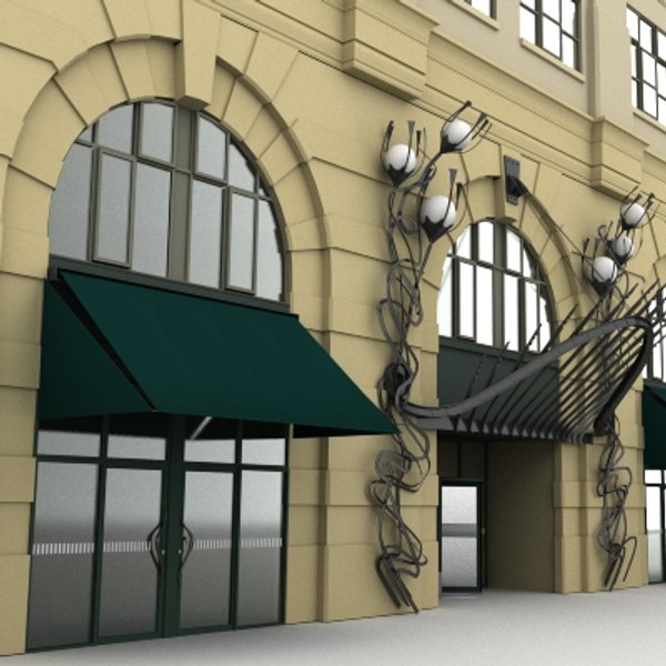 3d warehouse hotel office building model