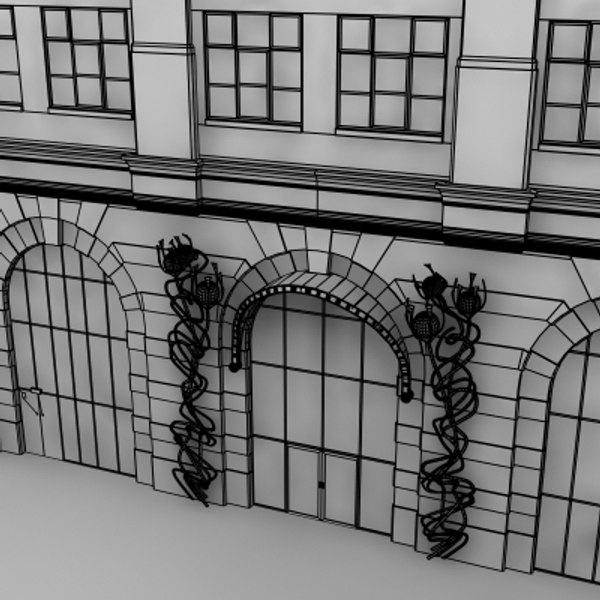 3d warehouse hotel office building model