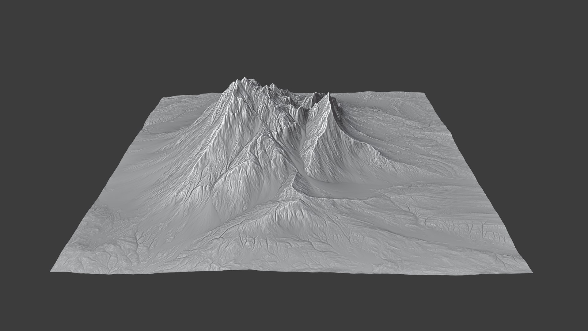 8K Detailed Mountain Landscape 6 Model - TurboSquid 1826888