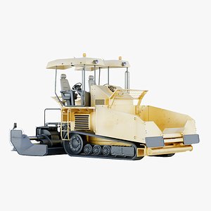 3D Realistic Asphalt Paver Truck by Terlan125 model