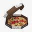Ośmiokątne pudełko na pizzę z wyposażeniem do pizzy dla Modo