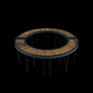 Sidewalk System 02 3D model