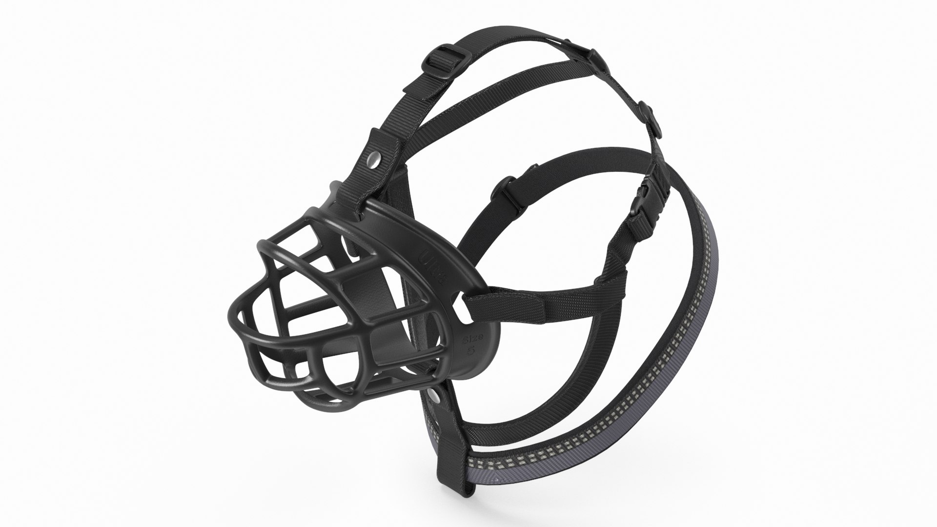 Baskerville Muzzle for Husky 3D model preview