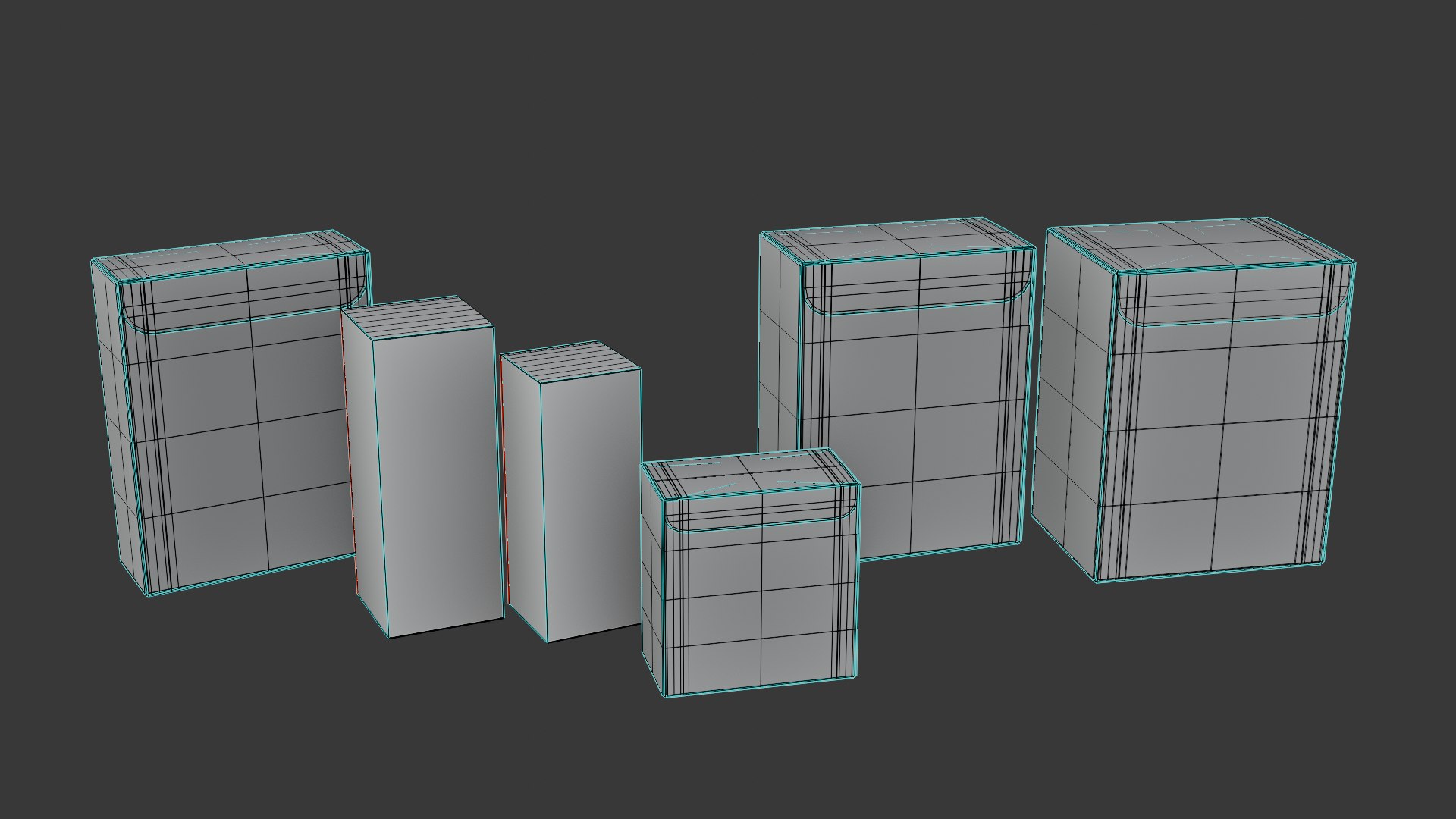 3D Boxes Collection - TurboSquid 2349648