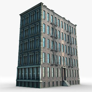 New York Building PBR 3D