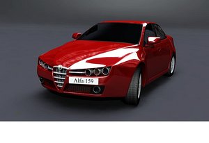 alfa romeo 159 3d model