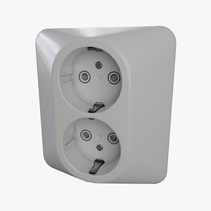 electrical socket 3D model