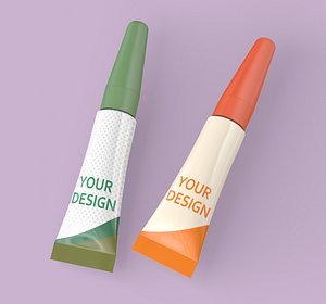 3D model Super Glue Tube