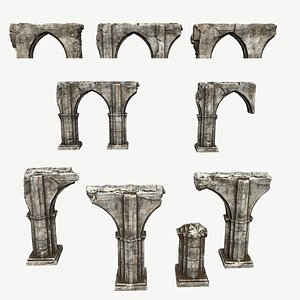 3D Arch set model