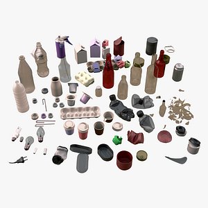 Household Trash and Debris Set M1