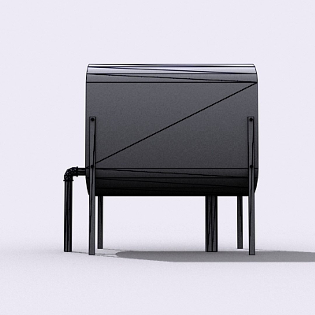 3d model low-poly tank