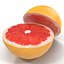 Grapefruit Cross Section 3D Model