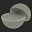 Grapefruit Cross Section 3D Model