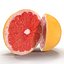 Grapefruit Cross Section 3D Model