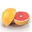 Grapefruit Cross Section 3D Model