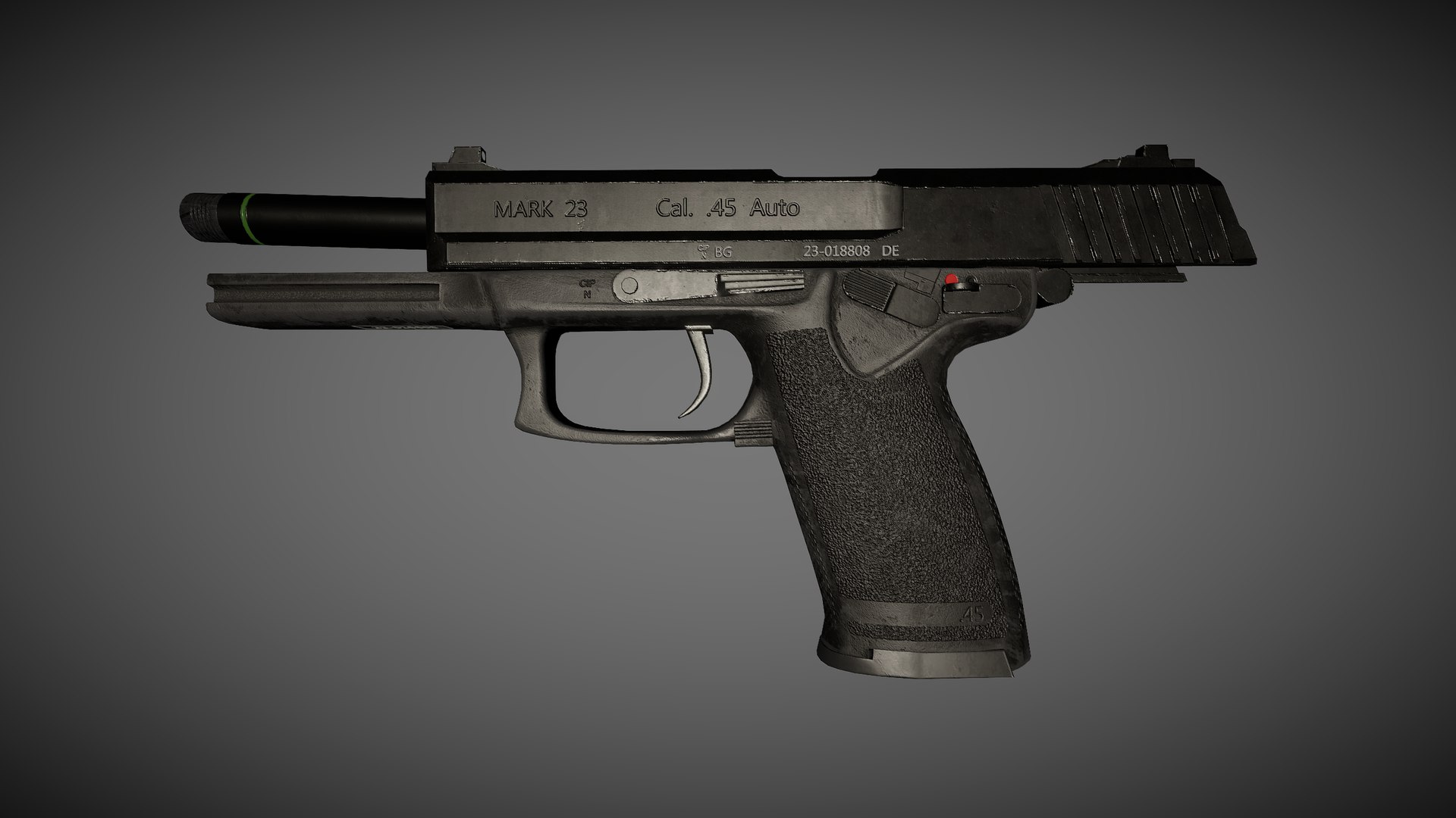 Mk23 - Large Pistol 3D - TurboSquid 1941210