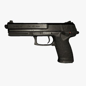 Mk23 - Large pistol 3D