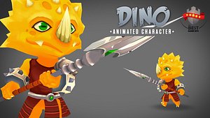 3d model character dino