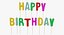 Happy Birthday Candles
