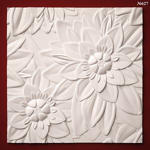 (627) Decor Element -3d STL model for CNC