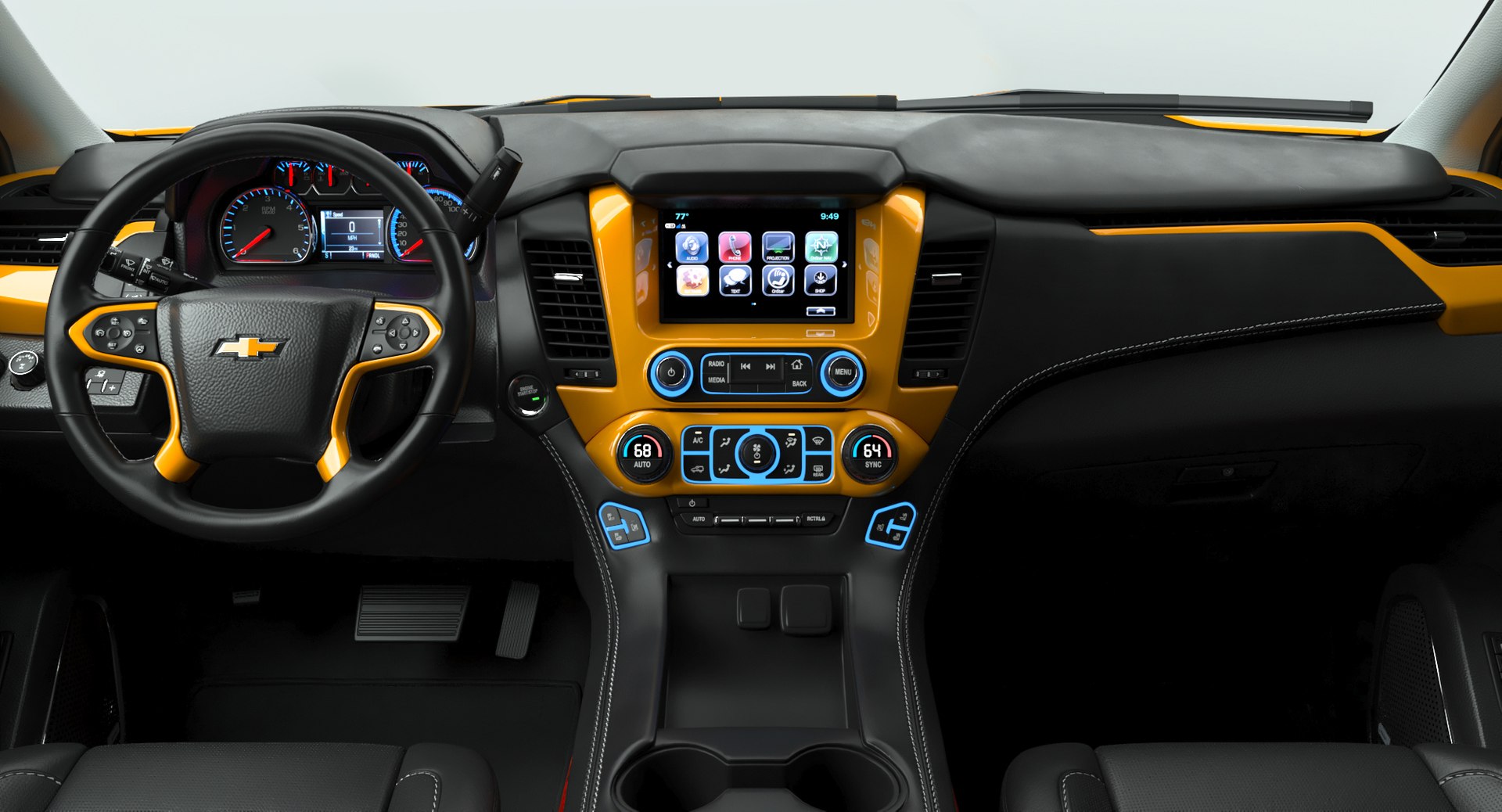 3D CChevrolet Tahoe Taxi Model TurboSquid 1942801