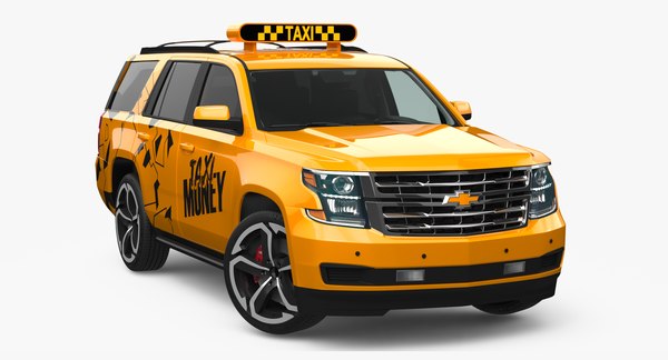 3D CChevrolet Tahoe Taxi model - TurboSquid 1942801