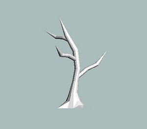Low Poly Dead Tree (Simple)