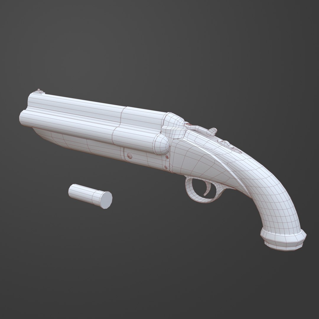 Blundergat/Acidgat four barreled shotgun prop - 3D Printable Model on  Treatstock