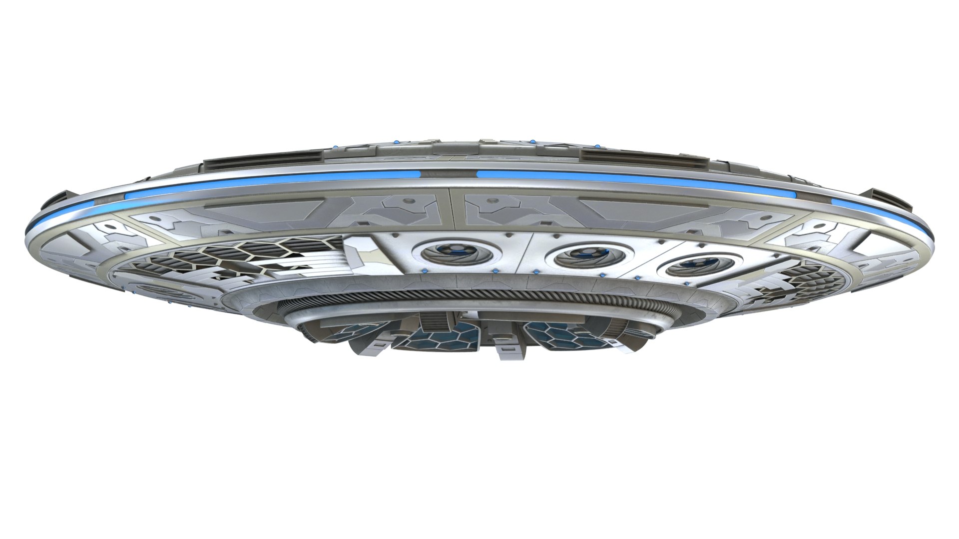 3D Ufo Flying Saucer Alien Spaceship Model - TurboSquid 1511122