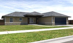home house exterior 3D model