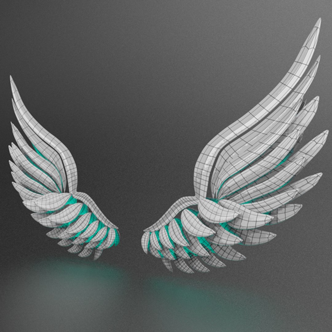 3d models wings