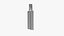 Realistic Silver Metal Hand Grip Strengthener Mockup
