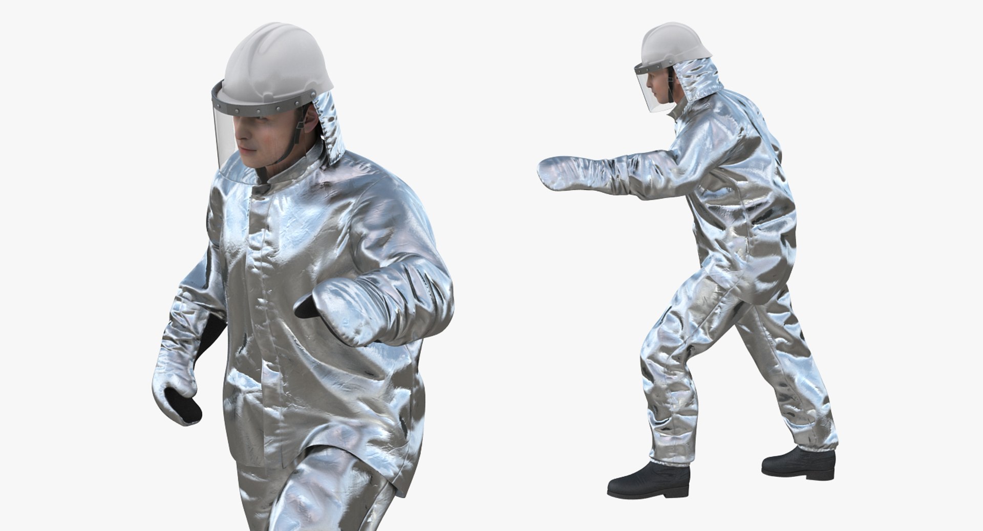 Firefighters Rigged 3D Model - TurboSquid 1521279