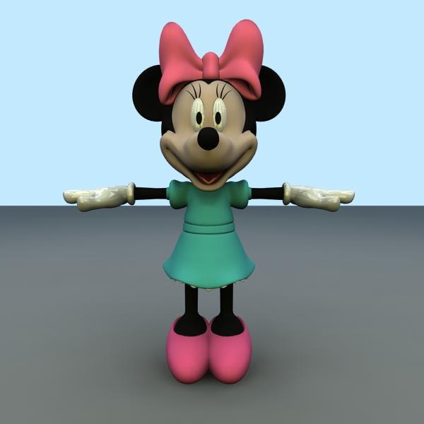 modelo 3d Minnie Mouse - TurboSquid 662882