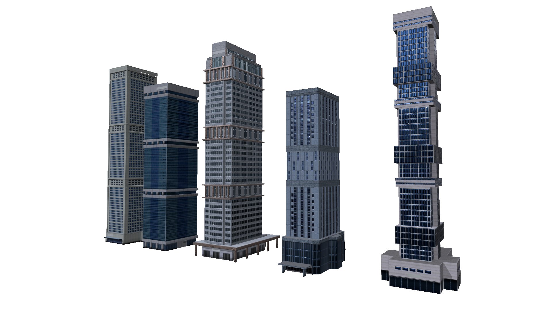 3D 5 High-Rise Buildings https://p.turbosquid.com/ts-thumb/bD/us7QeI/P3/previews_10/png/1632441494/1920x1080/fit_q87/0579bf7886758cc63fdd5b4848a5594bd011670f/previews_10.jpg