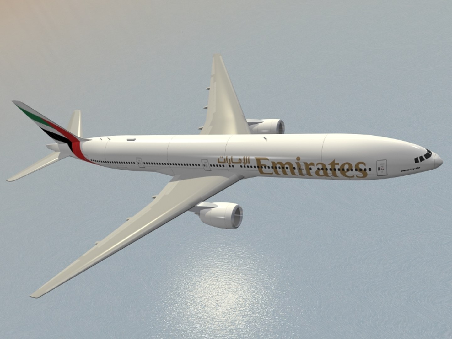 3d B 777-300 Emirates