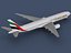 3d b 777-300 emirates
