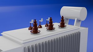 3D Outdoor Distribution Transformer for Substation