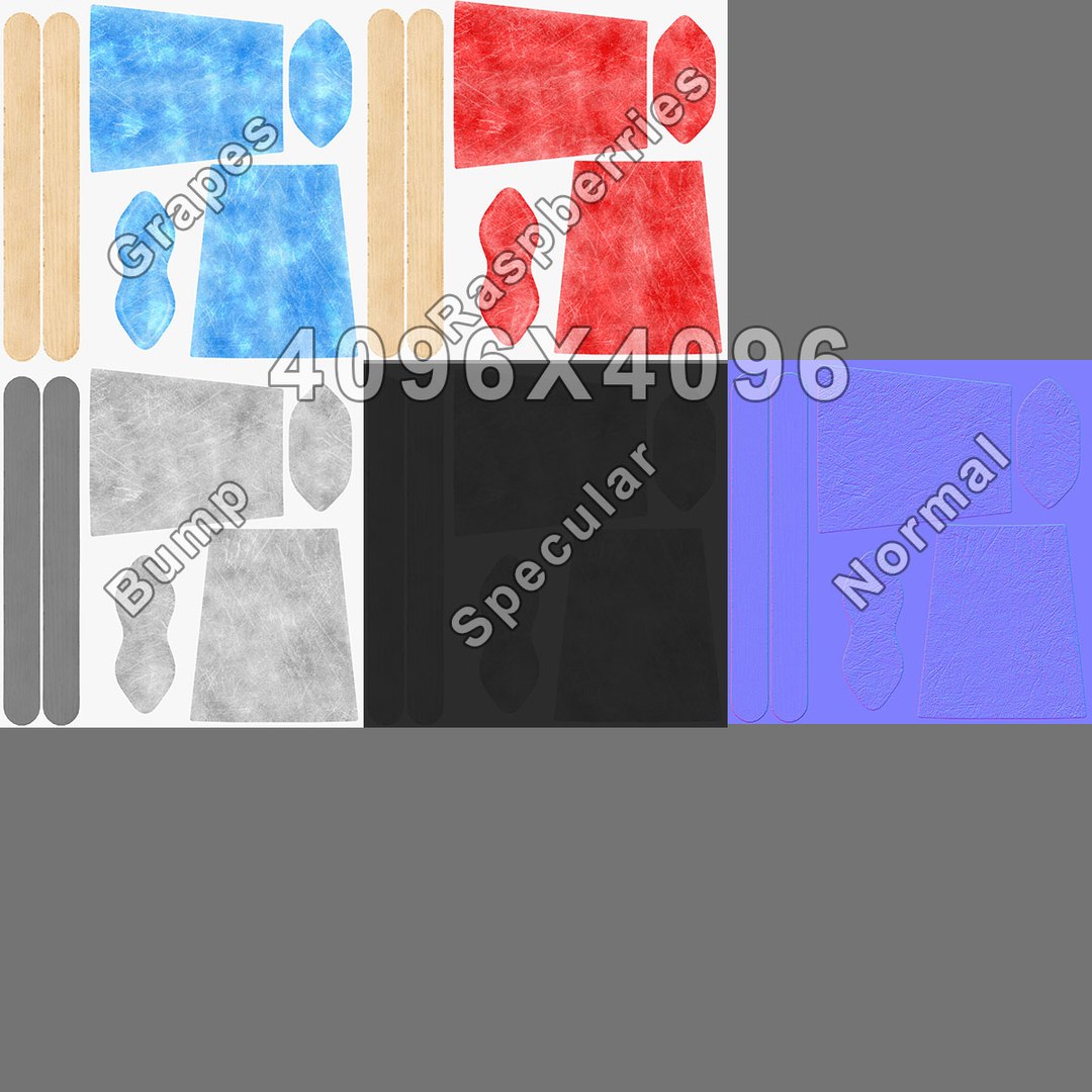 3d Model Of Popsicle 03 B 2