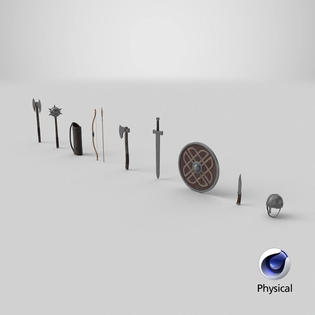 3D Medieval Weapons Pack - PBR Game Ready Props https://p.turbosquid.com/ts-thumb/bE/6LdpcO/KP/stemcell_cinema_4d_physical_render/png/1785868294/1920x1080/fit_q87/f965294bf74033bd5f78d1f76cc5016a8f33d1ed/stemcell_cinema_4d_physical_render.jpg