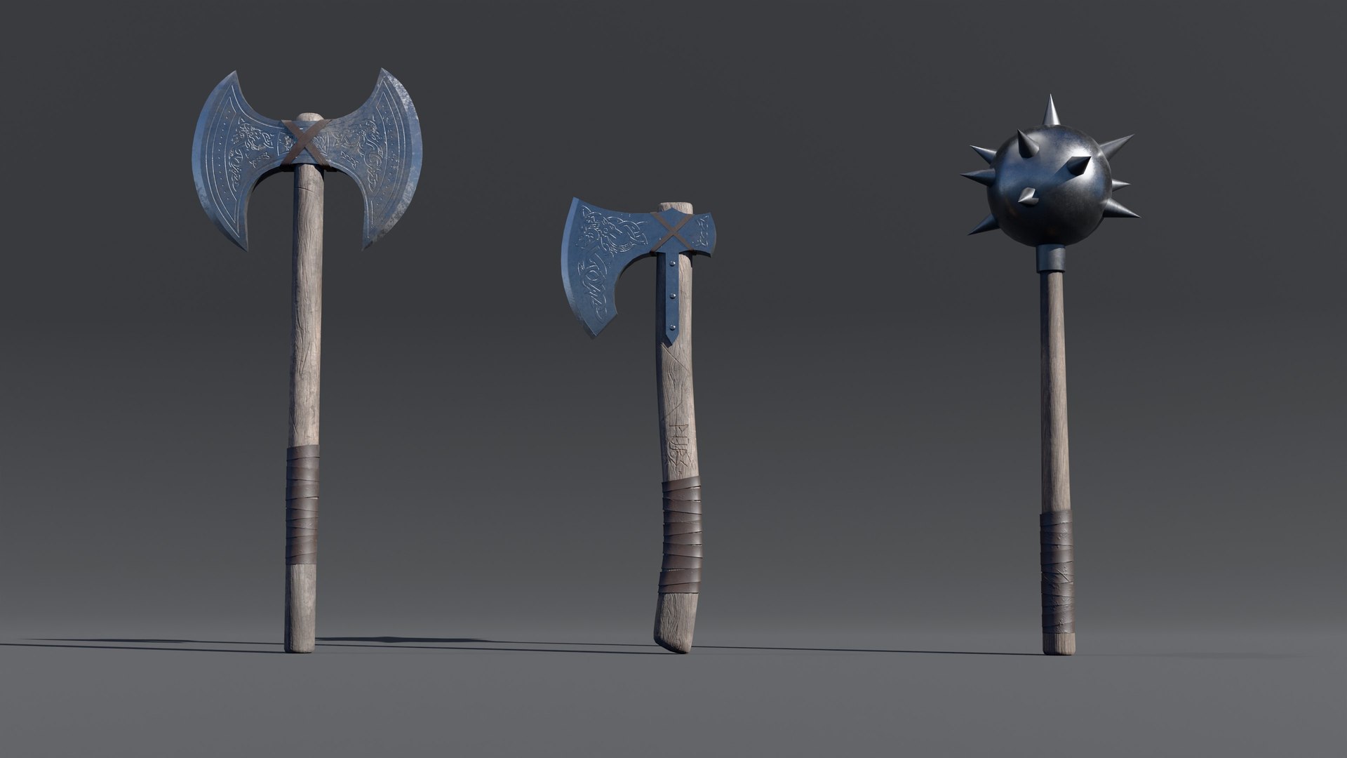 3D Medieval Weapons Pack - PBR Game Ready Props https://p.turbosquid.com/ts-thumb/bE/6LdpcO/XR/medievalweaponsv1_01/jpg/1786901942/1920x1080/fit_q87/29364a60cf4ee2f2c89e62f1d76854d7ab5b979f/medievalweaponsv1_01.jpg