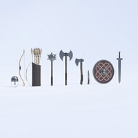 Medieval Weapons Pack - PBR Game Ready Props
