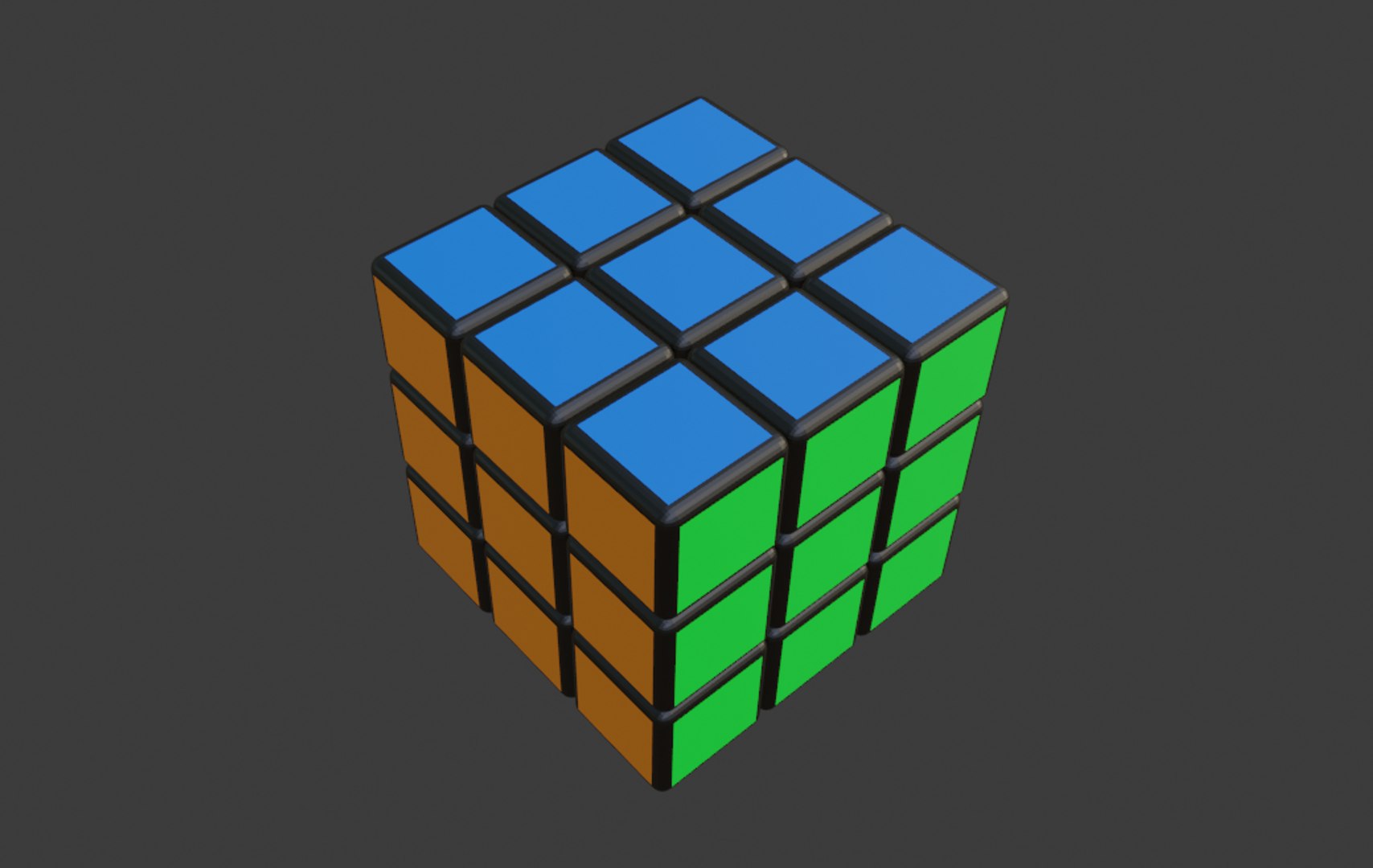 Rubic Cube Model - TurboSquid 2013494