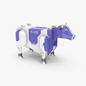 3D model Robot Cow