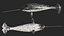 3D toothed whale narwhal rigged animal model