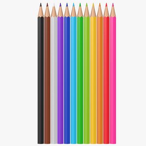3D model Colored Pencils PBR