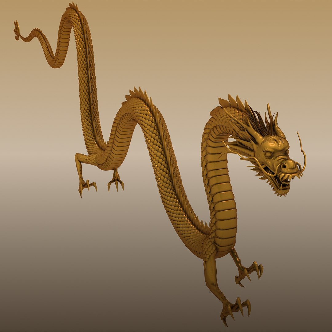 3d Model Chinese Dragon