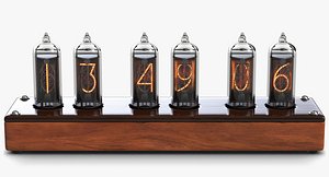 Retro Clock Nixie Tubes