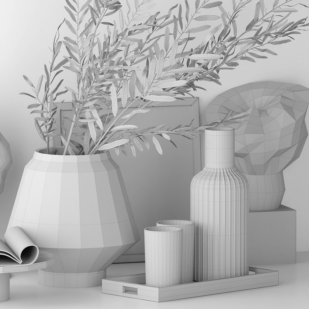 Decorative set model - TurboSquid 1859896